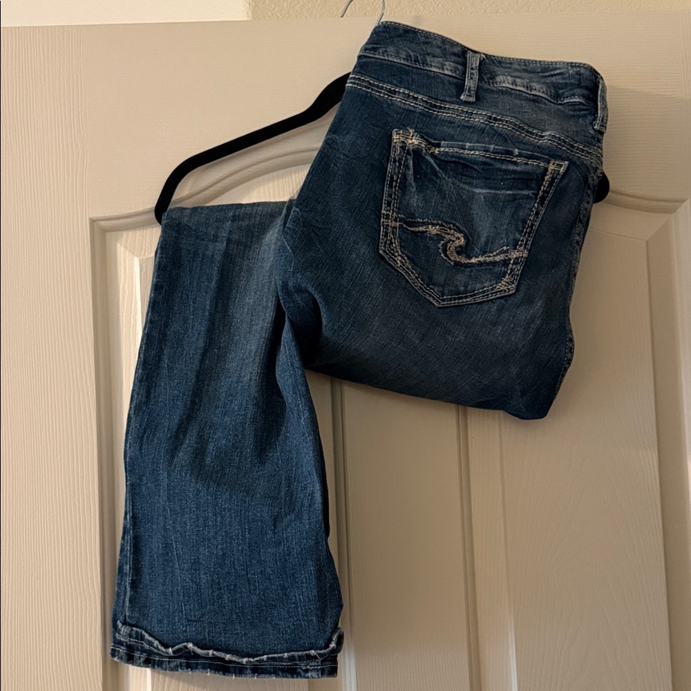 Silver Jeans Dark Blue Boot Cut Denim